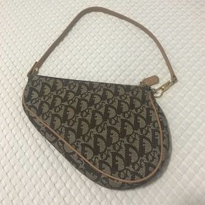 💯 AUTHENTIC VINTAGE DIOR DIORISSIMO SADDLE BAG